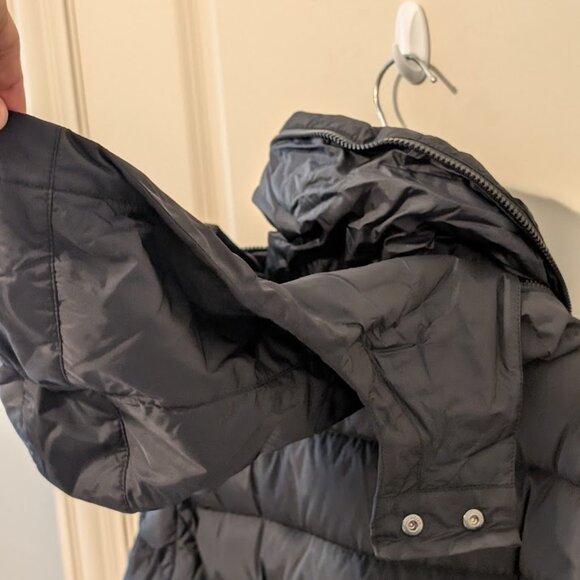 Moncler Size L Flammette Long Down Jacket Excellent Condition - Picture 5 of 8